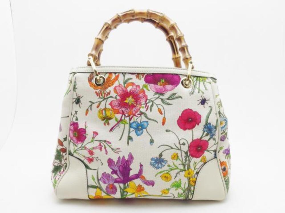 Gucci bag Bamboo Canvas Multicolor Limited Edition